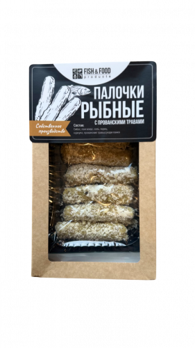 Палочки рыбные из сибаса и пангасиуса