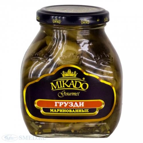 Грибы "Mikado" грузди, 580 мл