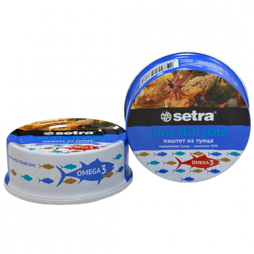 Паштет "Setra" из филе тунца желтоперог, 80 г купить в Минске, цена