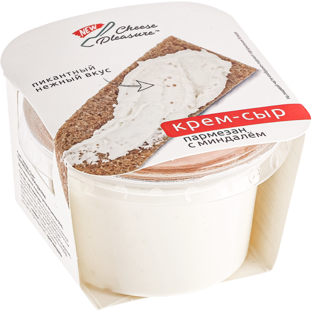 Сыр "Крем-сыр" пармезан с миндалем, 100 гр