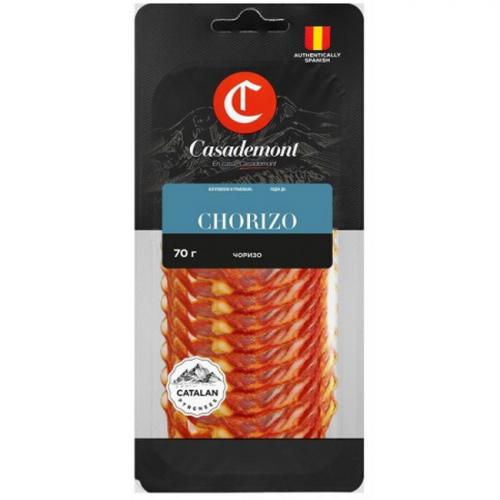 Колбаса "Casademont" чоризо п/сух, нарезка 70 г