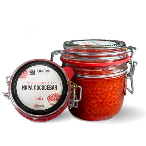 Икра "Fish&Food" лососевая Premium (горбуша), 230 г
