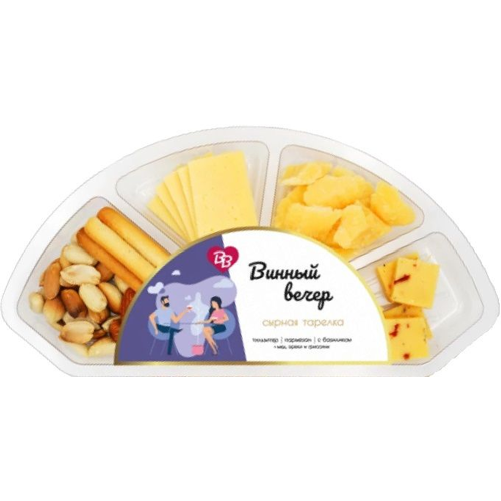 Сырная тарелка "Винный вечер", 115г
