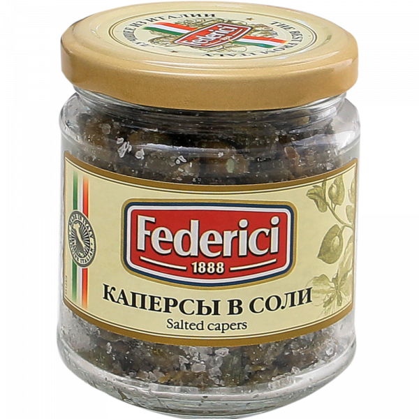 Каперсы "Federici" в соли, 140г