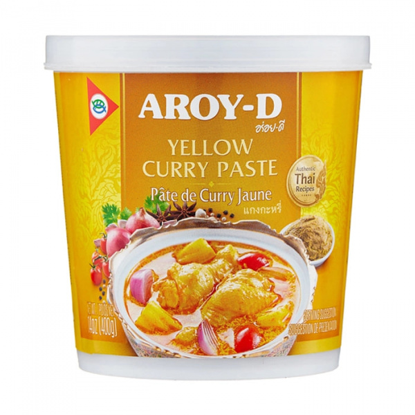 Паста "AROY-D" карри желтая, 400г