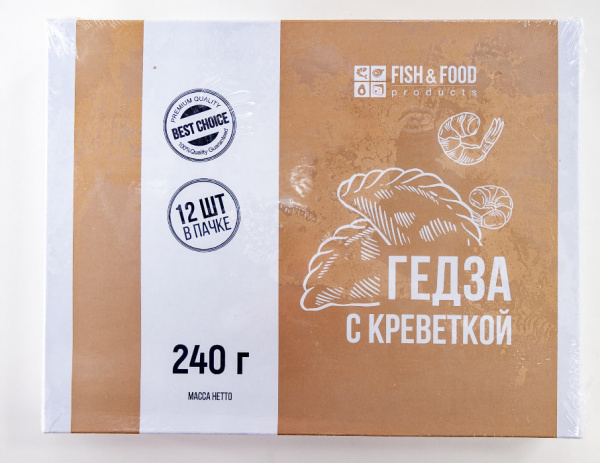Гедза с креветкой "Fish&Food", 240 г
