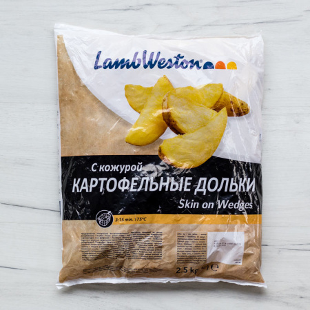 Картофельные дольки в кожуре, 2,5кг 