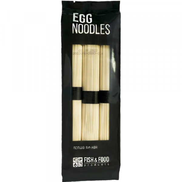 Лапша " Fish&Food" яичная, 300г