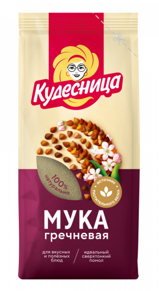 Мука "Кудесница" гречневая, 500гр