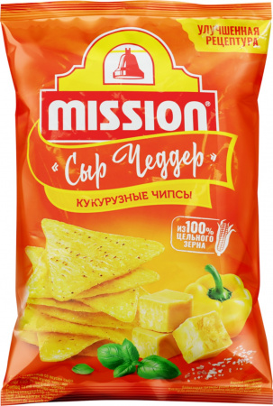 Чипсы "Mission" кукурузные со вкусом сыра,150 гр