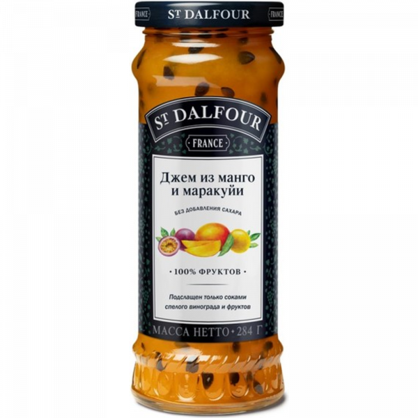 Джем "St Dalfour" из манго и маракуйи, 284 г
