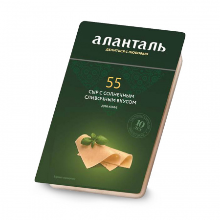 Сыр "Аланталь" для кофе слайсы, 125 г