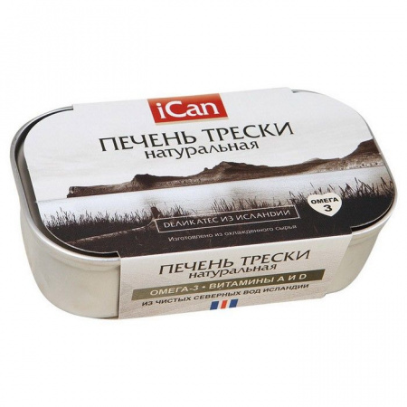 Печень трески "iCan", 115г