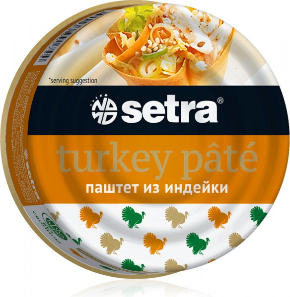Паштет "Setra" из индейки, 100 г