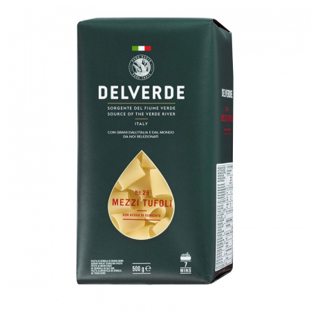 Макаронные изделия " Delverde" №26 MEZZI TUFOLI, 500г